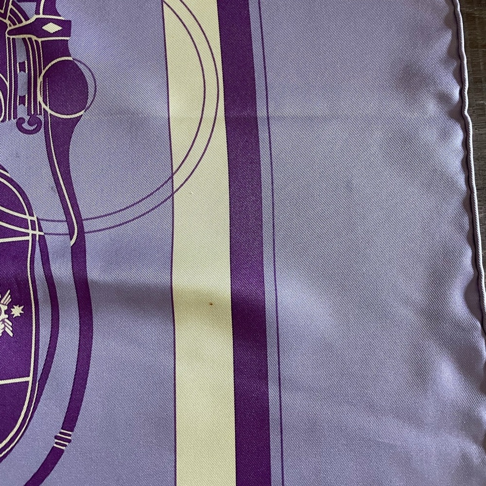 Hermès Ex Libris 90 Silk Scarf Vintage Rare - Picture 6 of 7